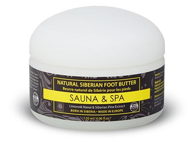 Beurre naturel pour les pieds de Sibérie Sauna &amp; Spa 120 ml