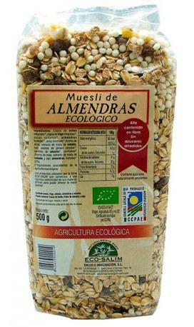 Muesli Amande Bio sans Sucre 500 gr