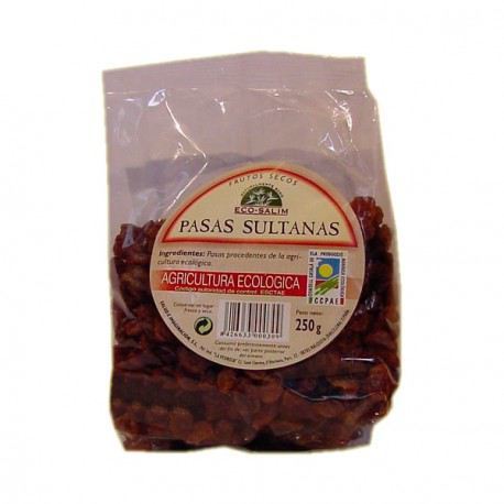 Eco Sultanas Raisins secs 250 gr