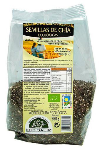 Graines de Chia écologiques 250GR