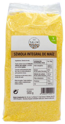 Blé Entier Semola Maïs 500 Gr