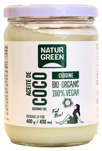 Huile de coco écologique pour la cuisson 430 ml