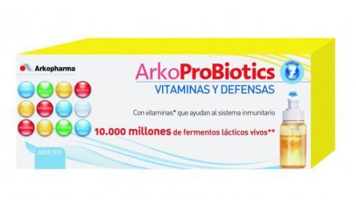 Arkoprobiotics Vitamines + Défenses 7 Ampoule Adultes