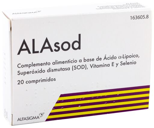 Alasod 20 comprimés