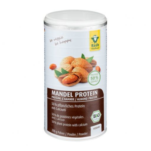 Poudre de protéine d&#39;amande bio, 200gr