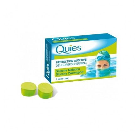 Quies Silicone Plugs Natation 6 Unités