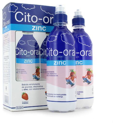 Cito Oral Junior Zinc Fraise 2X500 ml