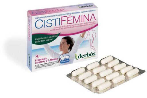 Cistifemina 30 capsulas protege tu zona mas antima regenerador de la flore vaginale