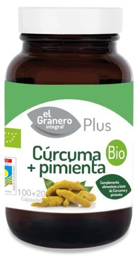 Curcuma poivre 100+20 gélules