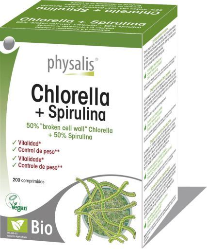 Chlorelle Spiruline 200 Comprimés