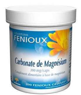 Carbonate de Magnésium 300mg 200 gélules