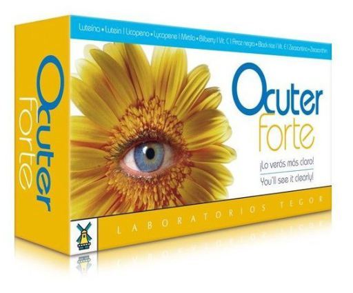 OCUTER FORTE 40 COMPRESSES TEGOR