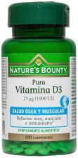 Vitamine D3 25 Mcg 1000 UI 100 Comprimés