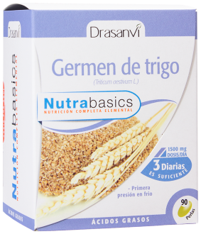 Germe de blé 500mg 90 perles Nutrabasicos