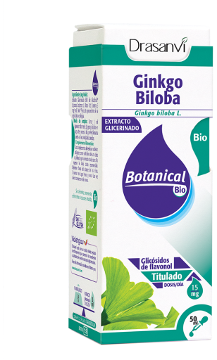 Ginkgo Biloba glycériné végétal bio 50ml