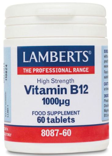 Vitamine B12 1000 mcg 60 comprimés