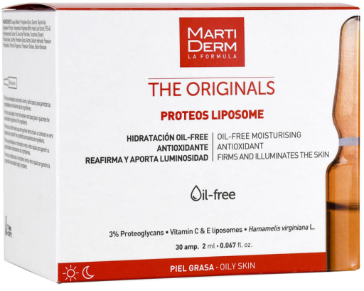 Ampoules de liposomes hydratantes et raffermissantes The Originals