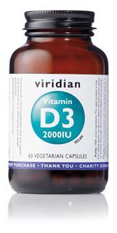 Vitamine D3 2000 UI (Vegan) 60 Gélules Végétales