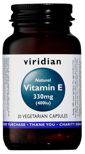 Vitamine E naturelle 330 mg (400 UI) 30 gélules végétales