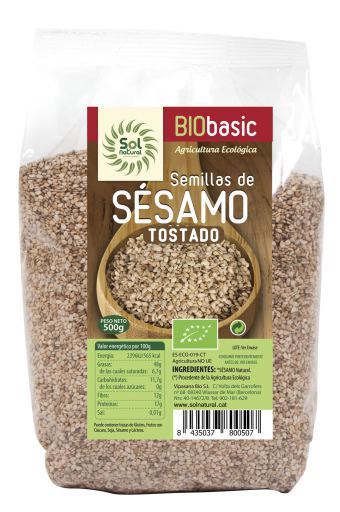 Graines de sésame grillées bio 500 gr