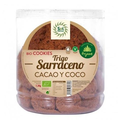 Biscuits au sarrasin, au cacao et à la noix de coco 1,3 Kg