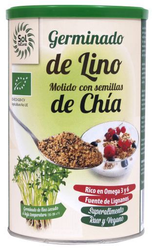 Lin moulu germé au chia Bio 500 gr