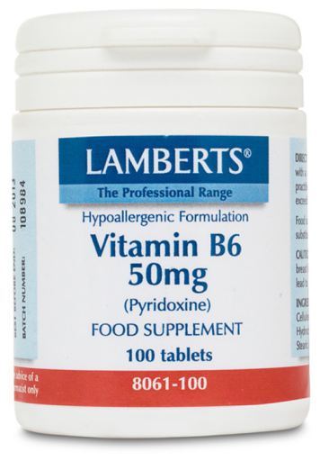 Vitamine B6 50 mg pyridoxine 100 comprimés