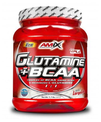 Glutamine+BCAA 500 gr Fruit de Bois