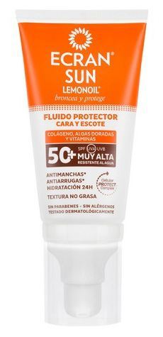 Sunnique Solaire Crème Fluide Visage SPF 50+ 50 ml