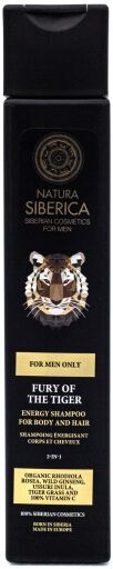 For Men Only Shampooing Énergisant 2 en 1 La Furia del Tigre 250 ml