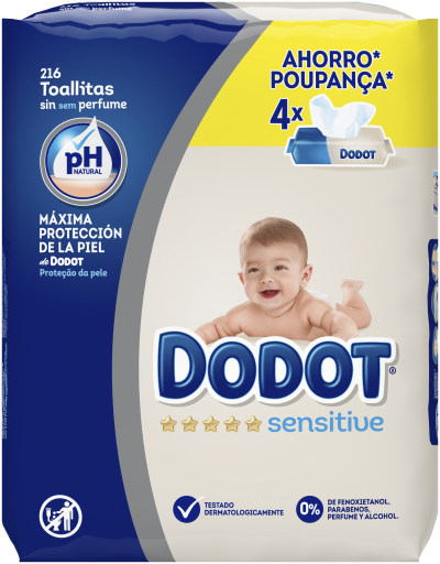 Sensitive Lingettes pour Bébé 216 Unités