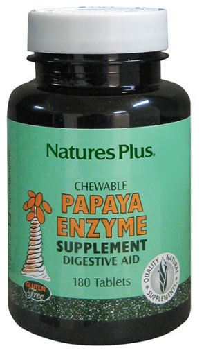 Enzymes Digestives - Enzyme de Papaye - 180 et 360 Comprimés à Croquer