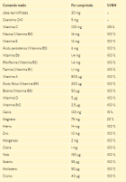 Vitamines Comprimés 30 Unités