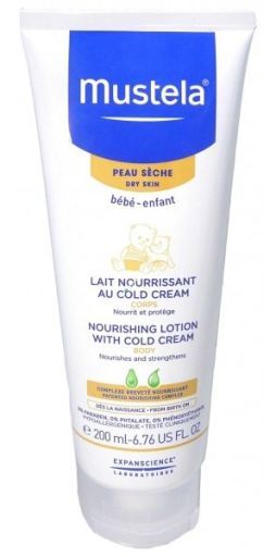 Bébé lotion nourrissante au cold cream peaux sensibles 200 ml