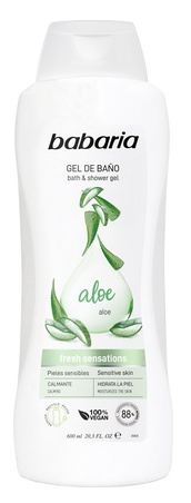 Gel de Bain Hydratant à l'aloès 600 ml