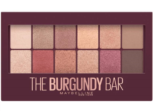 La palette d&#39;ombres Burgundy Bar 9,6 gr