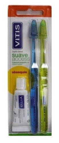 Double Set Den Access Brosse à Dents Souple + Dentifrice