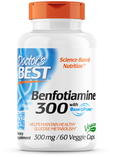 Benfotiamine With Benfopure 300 mg 60 Capsules Végétariennes