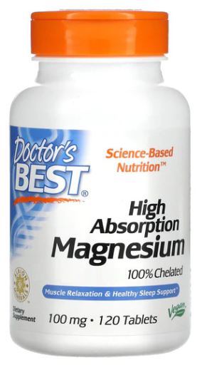 Magnésium à haute absorption 100 mg 120 Comprimés