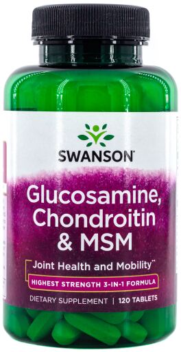 Glucosamine Chondroïtine &amp; MSM 120 Comprimés