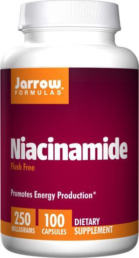 Niacinamide 250 mg Flush Free 100 gélules.