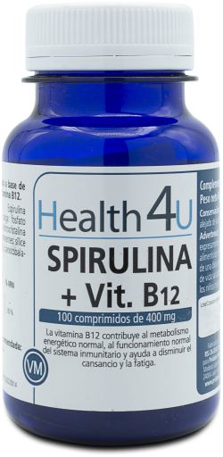 Spiruline+ Vitamine B12 100 comprimés de 400 mg