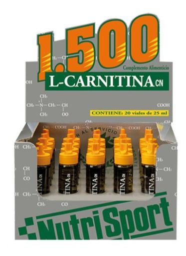 L-Carnitine Fraise 1500 mg 20 Ampoules