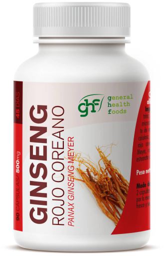 Ginseng Rouge Coréen 500 mg 90 Gélules