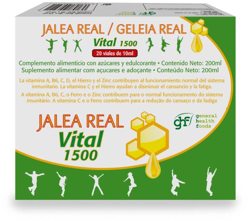 Vital Gelée Royale 1500 Adultes 10 ml 20 Ampoules