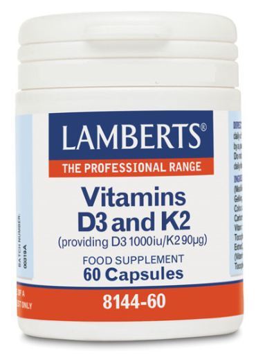 Vitamine D3 1000 UI et K2 90 60 Gélules