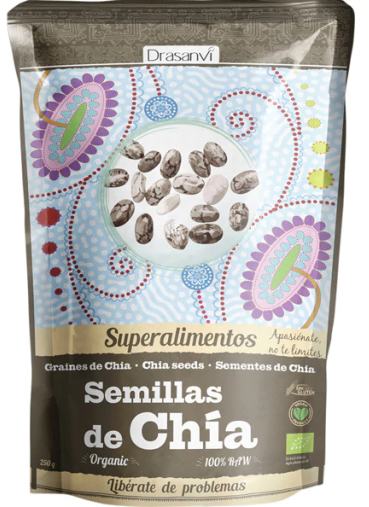 Graines de chia bio Doypack 250 gr