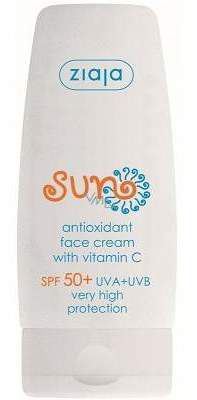 Crème visage antioxydante SUN SPF50+ à la vitamine C 50 ml