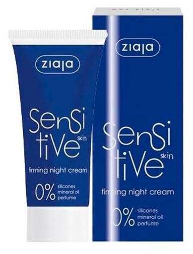 Sensitive crème de nuit raffermissante pour peaux sensibles 50 ml