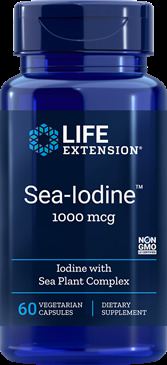 Iode de Mer 1000 mcg 60 Capsules de Légumes